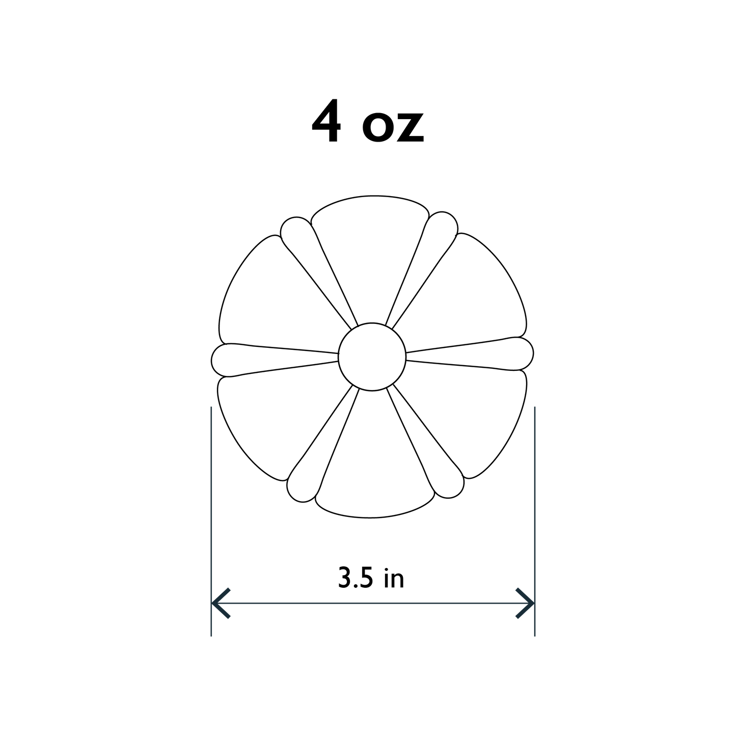 Six Pack of 4 oz Rum Cakes in various flavors