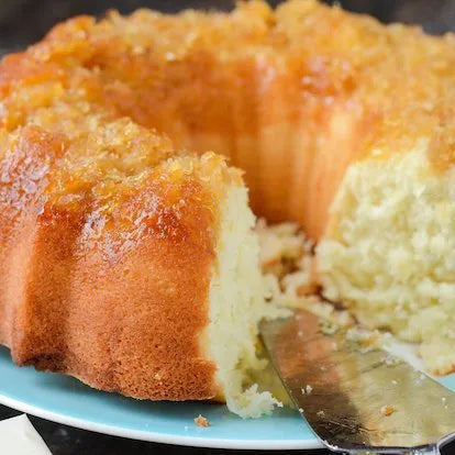 Pineapple Rum Cake