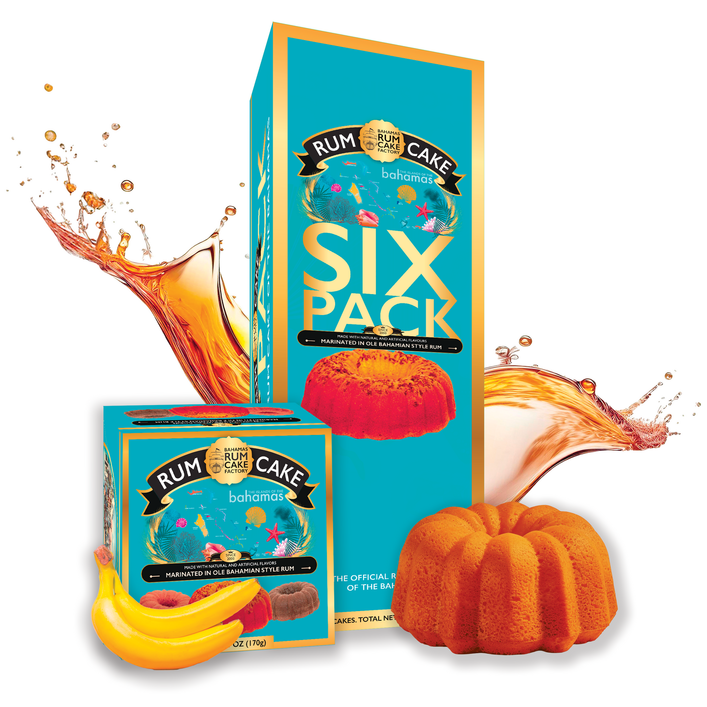 Banana 4 oz six pack