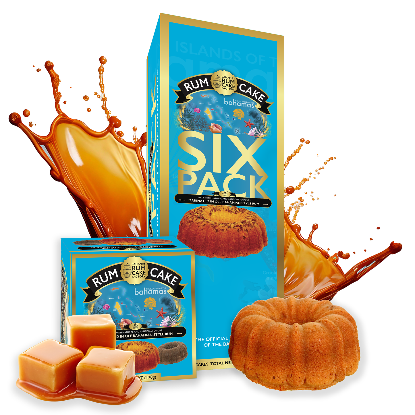 Caramel 4 oz six pack