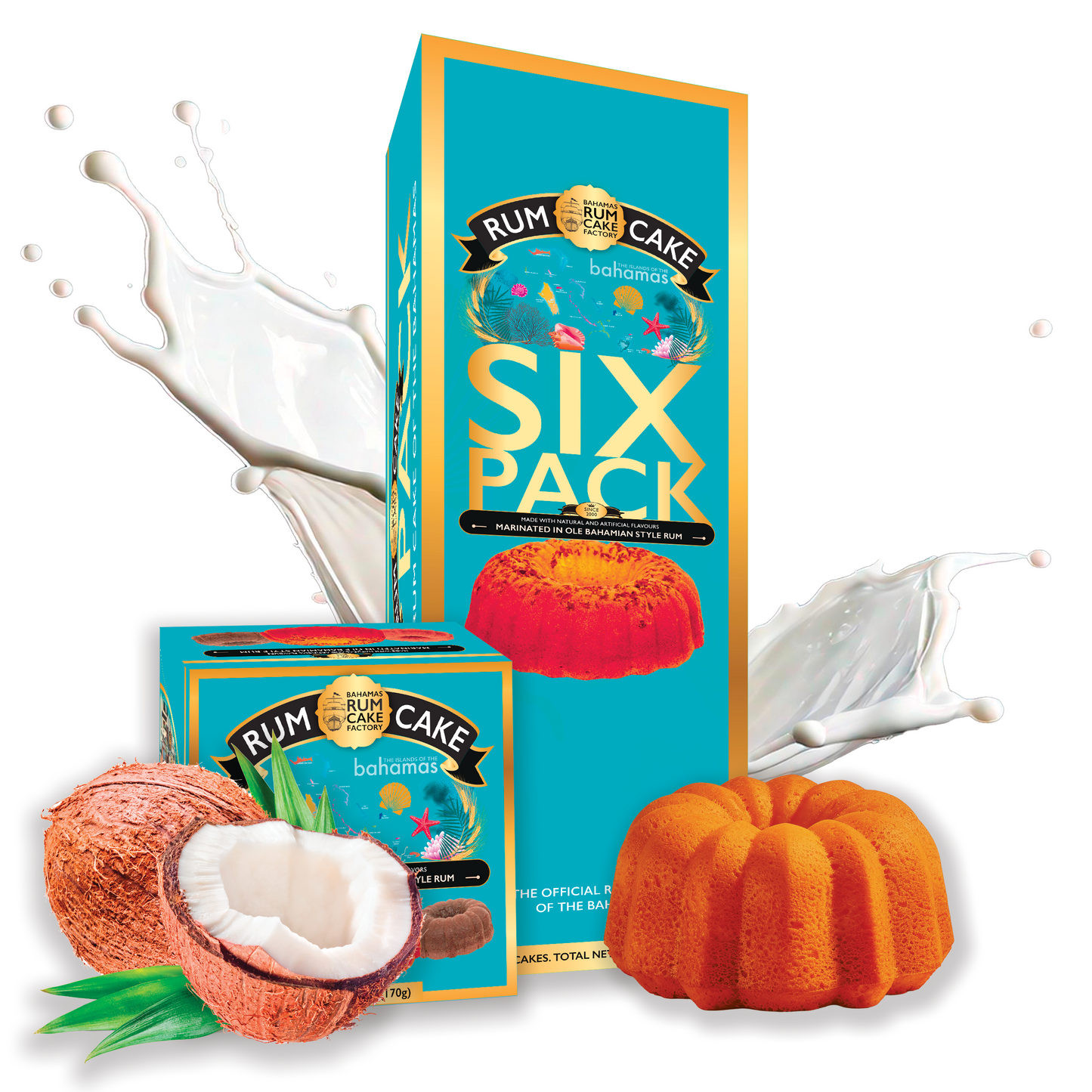 Coconut 4 oz six pack