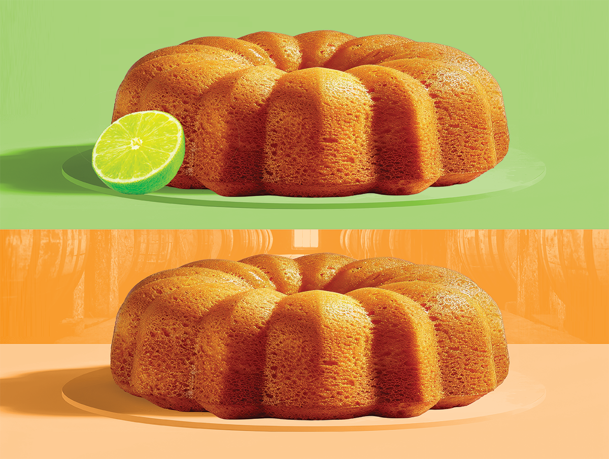 Gâteaux au citron vert et au rhum bourbon du Kentucky - 567 g (20 oz) - Lot de 2