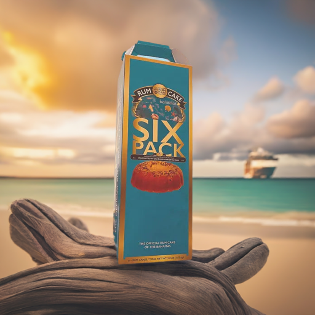 Six Pack of 4 oz Rum Cakes in various flavors